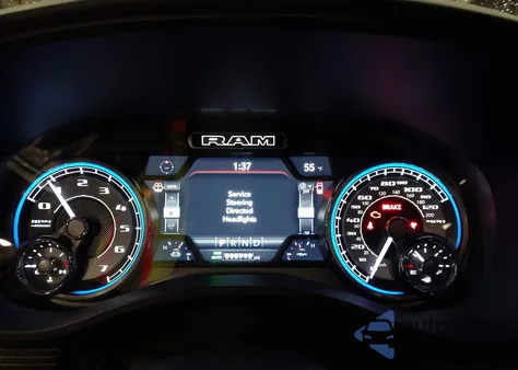 2021 Ram 1500 Limited 4X4 6'4 Box z USA, uszkodzony, nr VIN 1C6SRFPT4MN576546